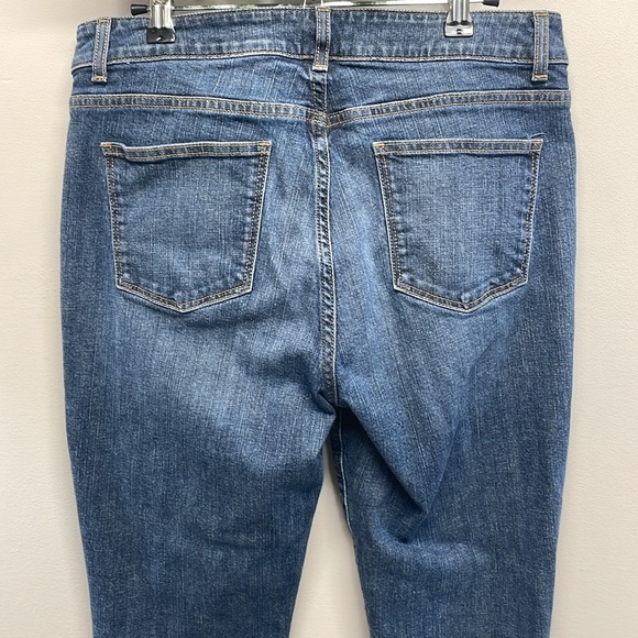 Talbots Curvy Slim Ankle Denim Jeans 10/30 - Picture 5 of 15